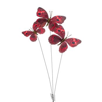 Leptir Crvena - 3 Grane - 60 cm