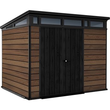 Baštenska kućica Deco Pent 9x7 - boja oraha