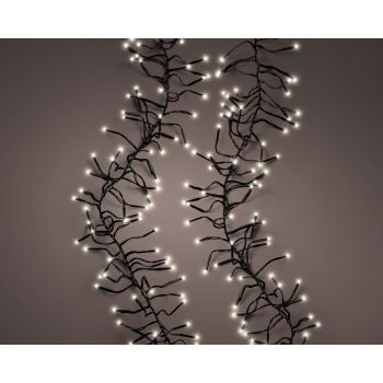 Lampice za jelku - Cluster spoljne LED svetlo toplo belo 8 funkcija - 10.5 m - 1128 lampica