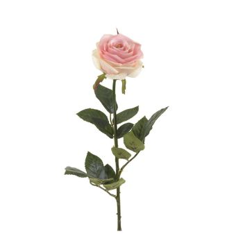 Veštačka Ruža Svetlo Roze - 73 cm