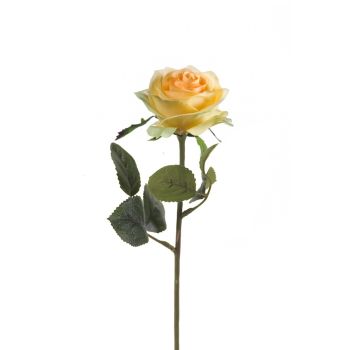 Veštačka Ruža Simon Žuta - 45 cm
