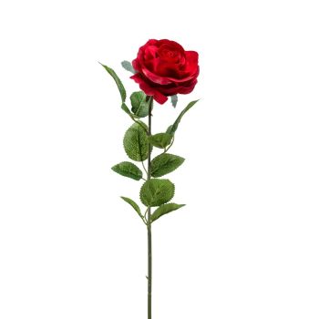 Veštačka Ruža Marlen Prskana Crvena - 63 cm