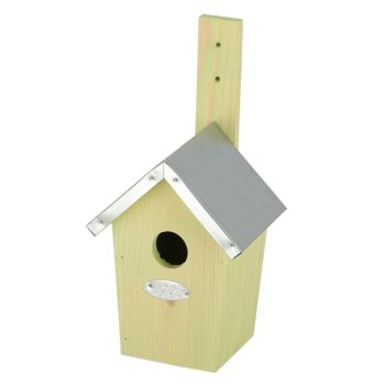 Kućica za ptice - drvena zelena