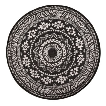Baštenski tepih okrugli 176 cm - ornamental print