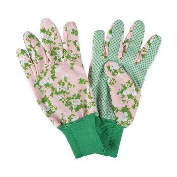 Baštenske rukavice - Print ruže roze