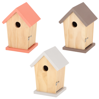 Kućica za ptice drvena - više vrsta, pakovanje 1 kom.
