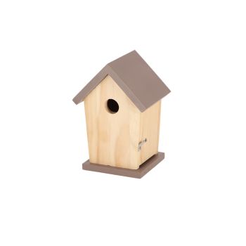 Kućica za ptice - drvena braon