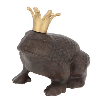 Baštenska figura žabe od kovanog gvožđa