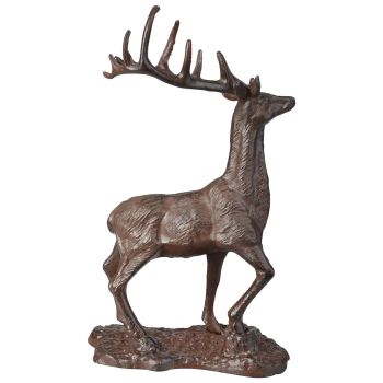 Figura jelena od kovanog gvožđa 32 cm