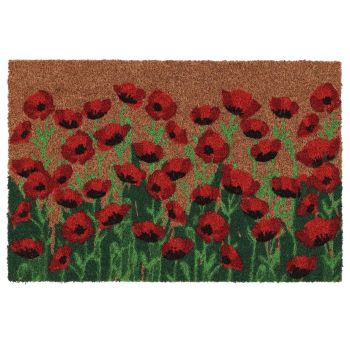 Otirač za vrata - motiv maka