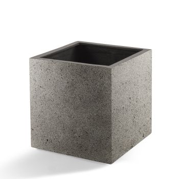 Saksija Grigio Cube 20 (20x20x20 Cm) - Natural concrete