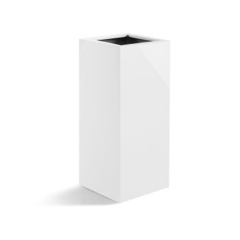 Saksija Argento High Cube 80 (30x30x80) - Shiny white