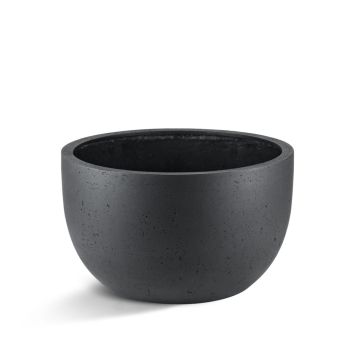 Saksija Grigio New Egg Pot Low 80 (80x47 cm) - Anthracite