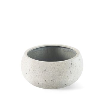 Saksija Grigio Low Balloon 40 (40x18 cm) - Antique white