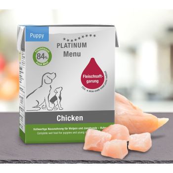 Platinum Menu Puppy Chicken - 375 g
