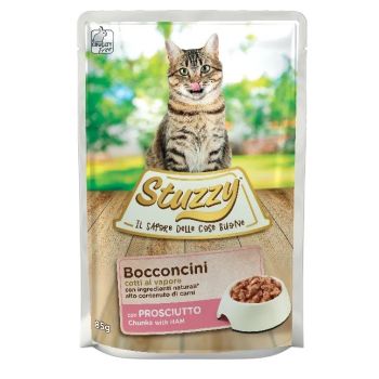Stuzzy Chunks Cat Šunka - 85 g