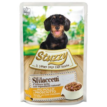 Stuzzy Shreds Dog Šunka - 100 g