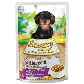 Stuzzy Shreds Dog Teletina & Pasta - 100 g