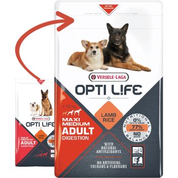 Versele - Laga Opti Life Adult Digestion Medium & Maxi - 12.5 kg