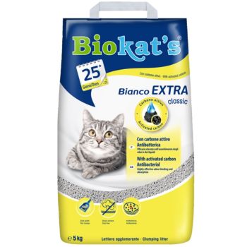 Biokats bianco extra 5 kg posip za mačke