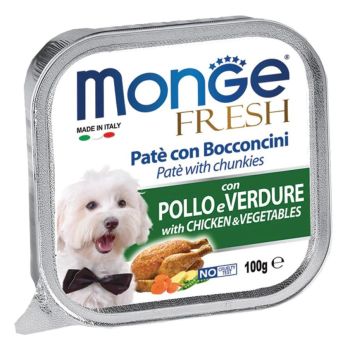 Monge Fresh Pasteta Za Pse Piletina/Povrce 100g