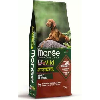 Monge Bwild Grain Free Dog Jagnjetina/Krompir/Grasak 12kg