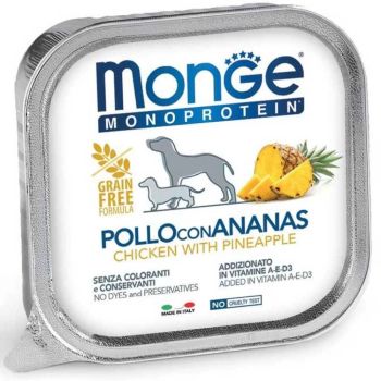 Monge Dog Fruit Piletina/Ananas 150g