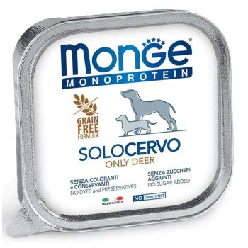 Monge Dog Solo Jelen 100% 150g