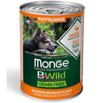 Monge Bwild Puppy/Junior - Patka 400g