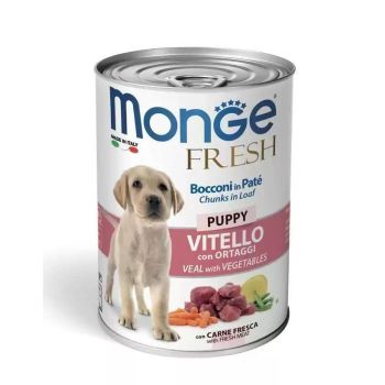 Monge Fresh Pasteta Puppy - Govedina/Povrće 400g