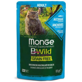 Monge Bwild Sos Adult - Inćun/Povrce 85g