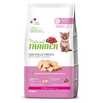 Trainer Natural Cat Kitten Piletina 1.5kg