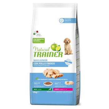 Trainer Natural Dog Maxi Junior Sveža Piletina 9 - 24 12kg