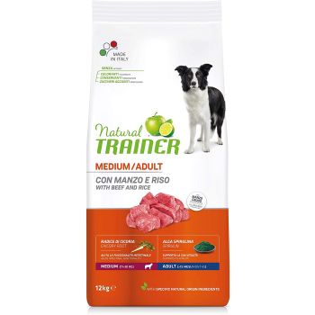 Trainer Natural Dog Medium Adult Govedina I Pirinač 12kg