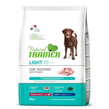 Trainer Natural Dog Medium & Maxi Light In Fat Ćuretina 3kg