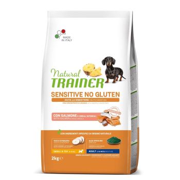 Trainer Natural Dog Sensitive Plus AD Small & Toy Losos 800g