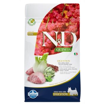 N&D Quinoa Digestion Lamb, Fennel, Mint & Artichoke Mini 2.5 kg