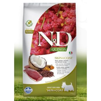 N&D Quinoa Skin&Coat Duck, Coconut & Curcuma Mini 0.8 kg