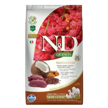 N&D Quinoa Skin&Coat Venison, Cocunut & Curcuma 2.5 kg