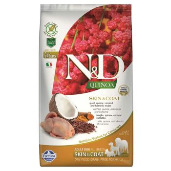 N&D Quinoa Skin&Coat Quail, Coconut & Curcuma 2.5 kg