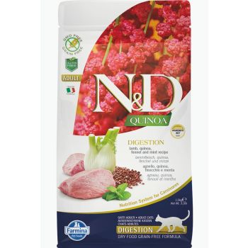 N&D Quinoa Cat Digestion Lamb, Fennel & Mint 1.5 kg