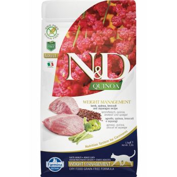 N&D Quinoa Weight Management Lamb, Broccoli & Asparagus 1.5 kg