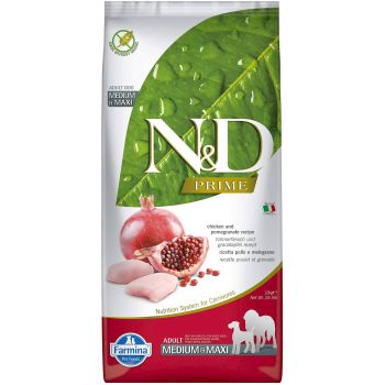 N&D Prime Medium&Maxi Adult Chicken&Pomegranate 12 kg