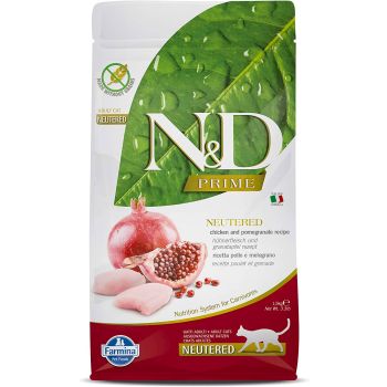 N&D Prime Cat Neutered Chicken&Pomegranate 1.5 kg