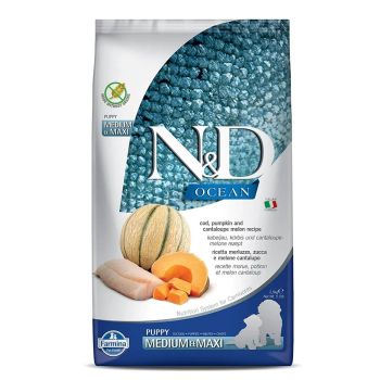 N&D Ocean Puppy Cod, Pumpkin&Cantaloupe Melon Medium&Maxi 2.5 kg