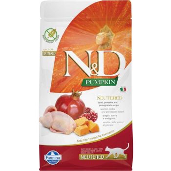 N&D Pumpkin Cat Neutered Quail&Pomegranate 0.3 kg