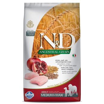 N&D Medium&Maxi Adult Chicken&Pomegranate Ancestral Selection 15 kg