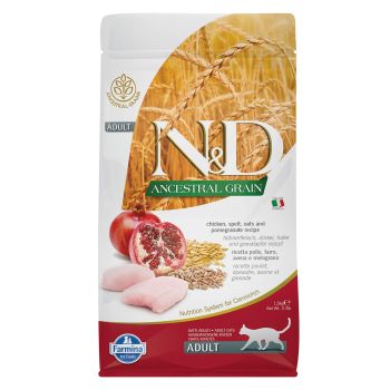 N&D Ancestral Grain Cat Chicken&Pomegranate 1.5 kg