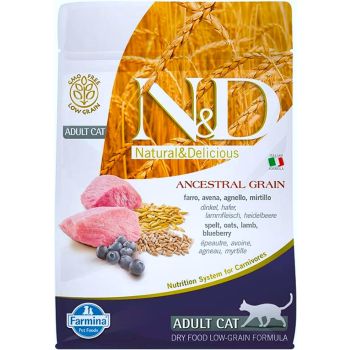 N&D Ancestral Grain Cat Lamb&Blueberry 0.3 kg