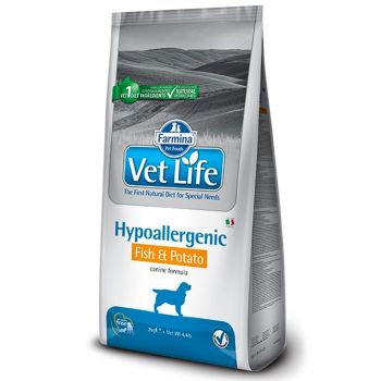 Vet Life Dog Hypo Allergenic Fish & Potato 2 kg